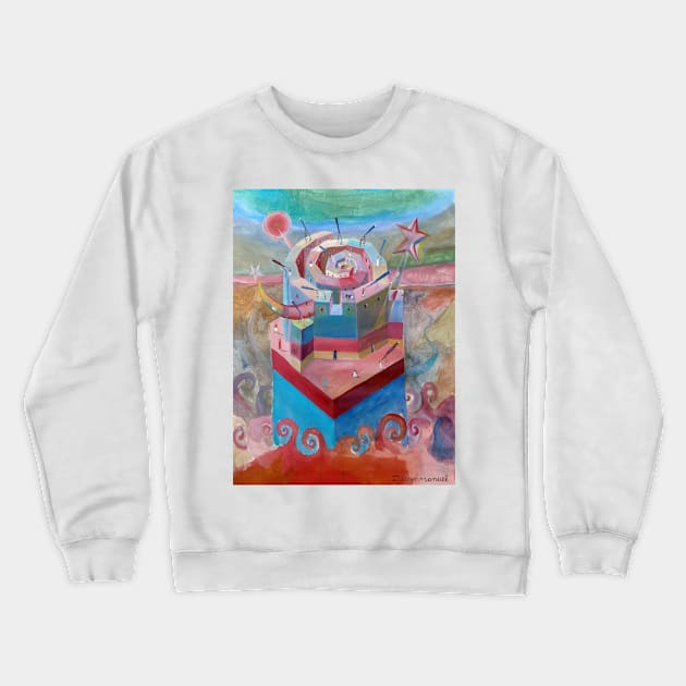 City 3 Crewneck Sweatshirt by diegomanuel